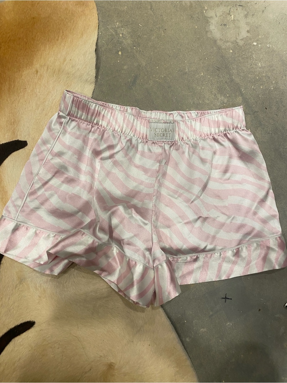 Victoria's Secret Pink Animal Striped PJ Shorts
